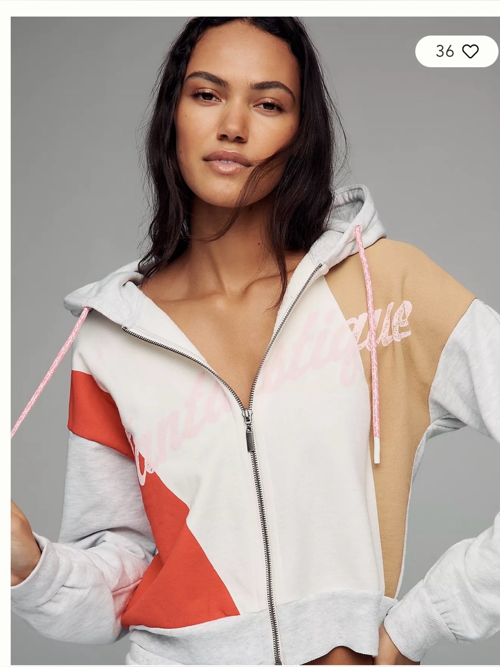 ⭐️Anthropologie Daily Practice Color-block Zip Up Hoodie⭐️